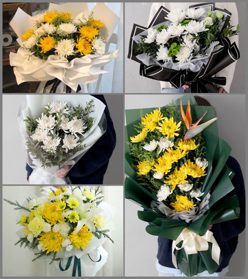 河南南阳镇平县郭庄回族乡许桥村白事花束代送